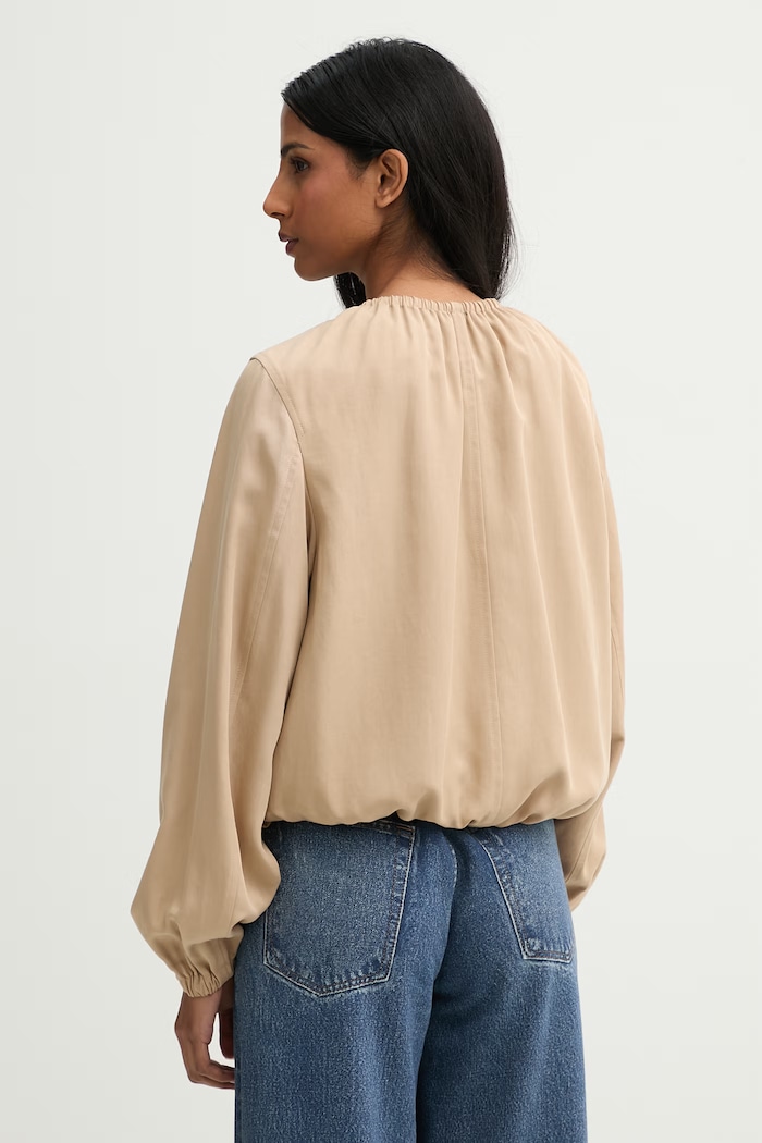 Oblečení Marc O'Polo bomber dámský s lyocellem 5000014069 béžová