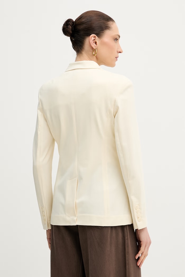 Ρούχα Silvian Heach Σακάκι - Γιλέκο σταυρωτό Γυναικείο FATISE GPP26061GC μπεζ