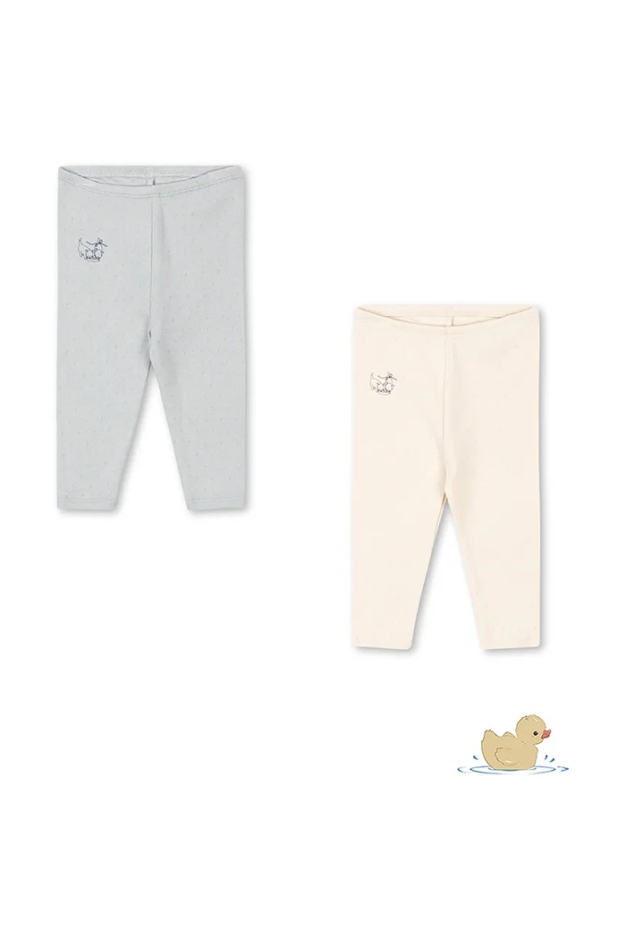 Fanga Fontana legíny dětské PERLA 2 PACK PANTS OCS béžová FA100083
