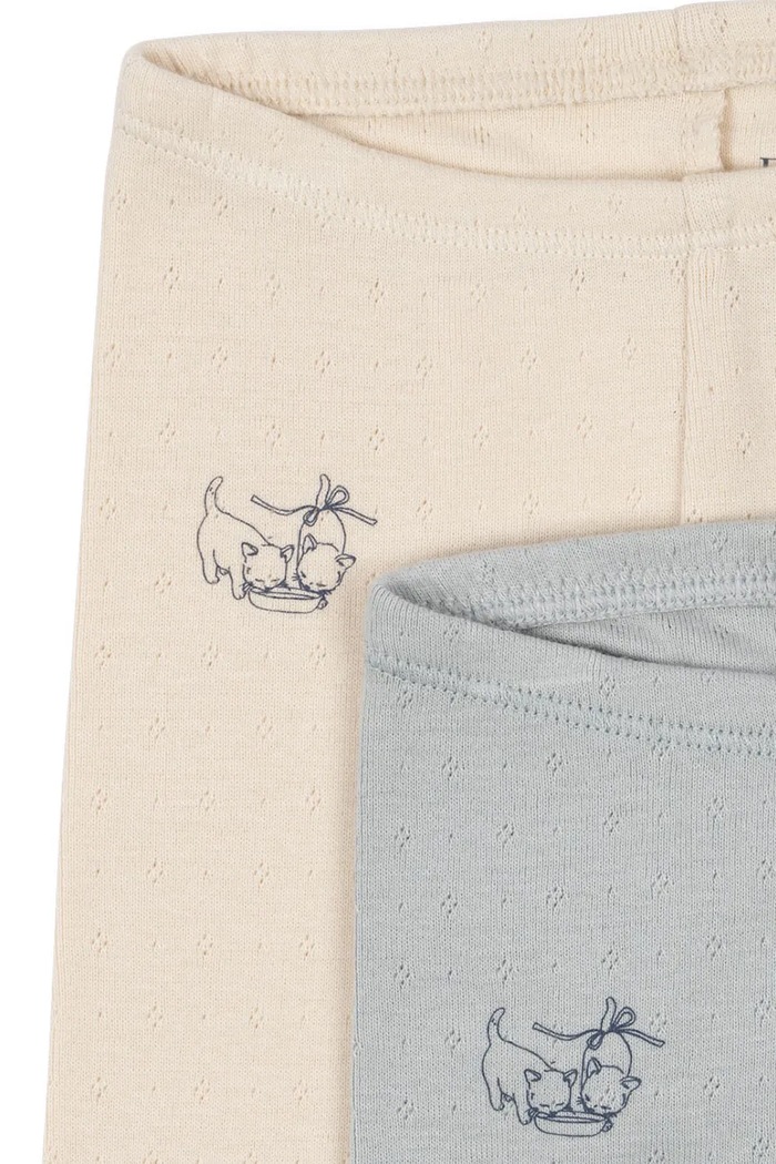 CHLAPEC Fanga Fontana legíny dětské PERLA 2 PACK PANTS OCS FA100083 béžová