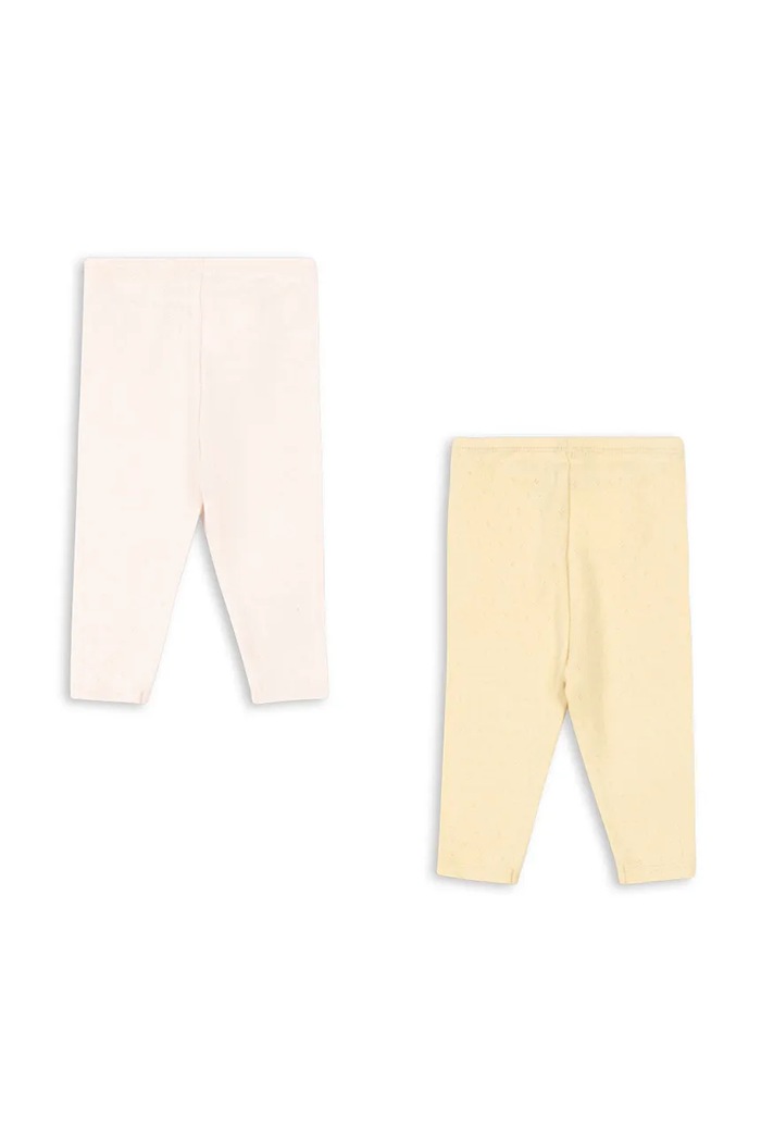 Fanga Fontana legíny dětské PERLA 2 PACK PANTS OCS FA100083 žlutá ZS26