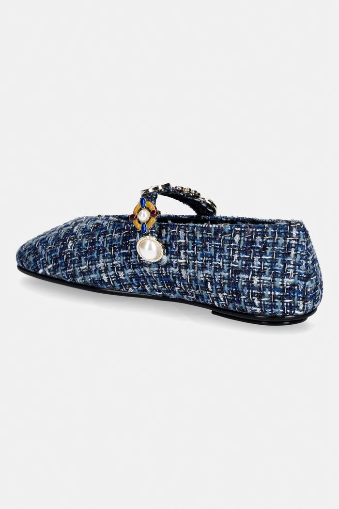 Obuća Balerinke Jeffrey Campbell Amarissa-2 JC.1528.7.1 mornarsko plava