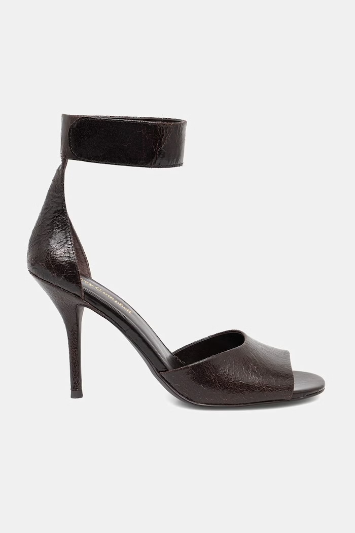 Kožené sandále Jeffrey Campbell LA-VIDA U361.01.005 hnedá SS26