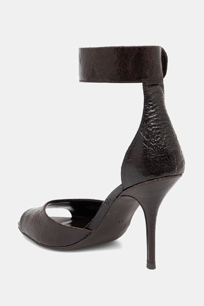 Obuv Kožené sandále Jeffrey Campbell LA-VIDA U361.01.005 hnedá