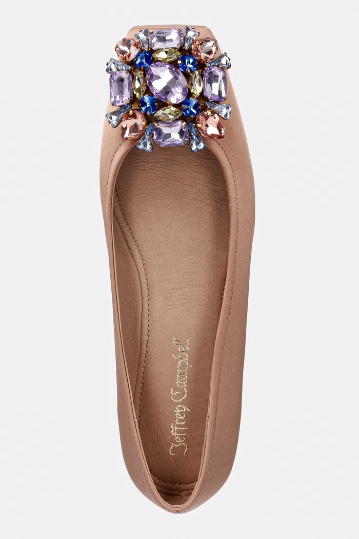Μπαλαρίνες Jeffrey Campbell ORNATE μπεζ U356.02.005