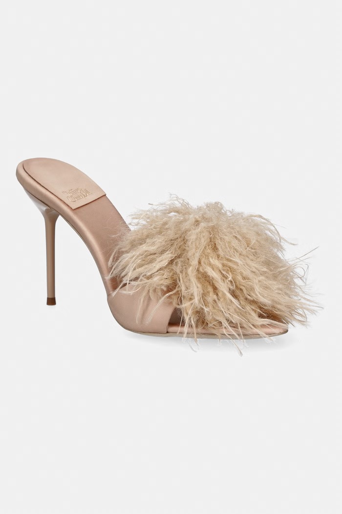 Jeffrey Campbell klapki Shopaholic pozostałe złoty JC.1804.3.7