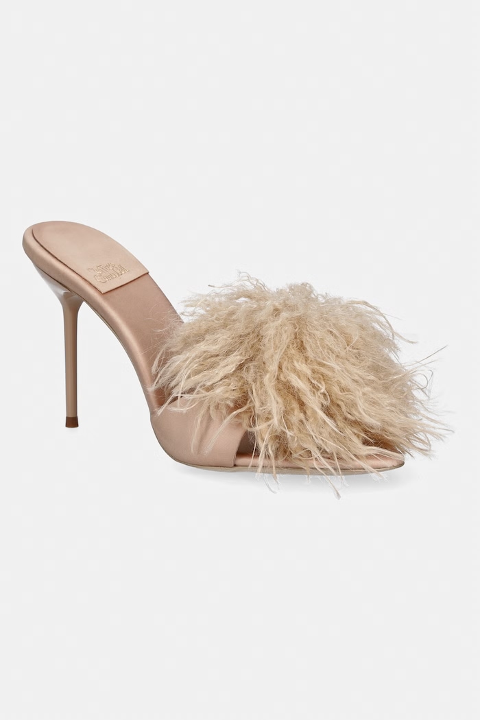 Jeffrey Campbell klapki Shopaholic pozostałe złoty JC.1804.3.7