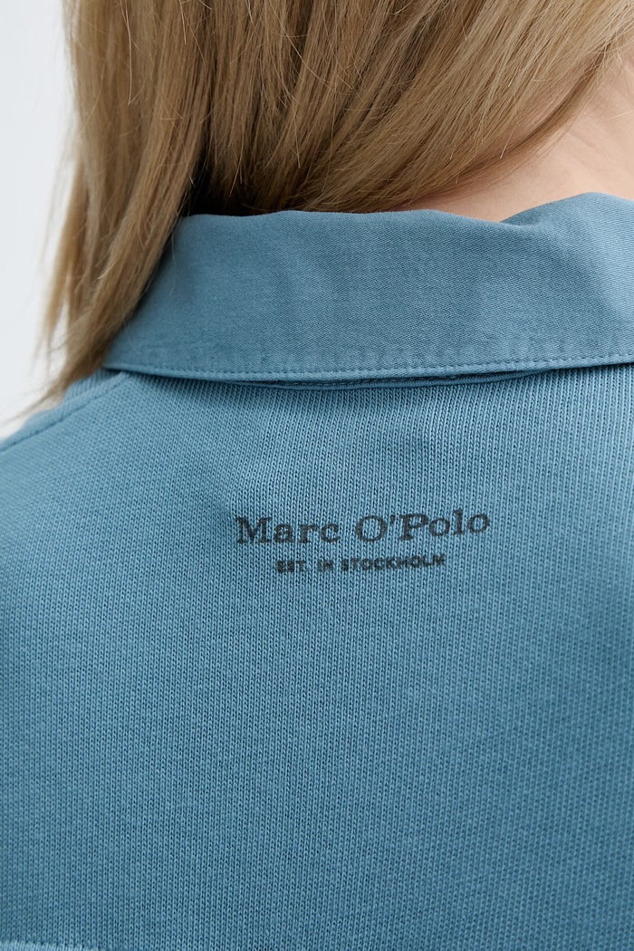 Marc O'Polo Polo damă din bumbac 5000014197 turcoaz