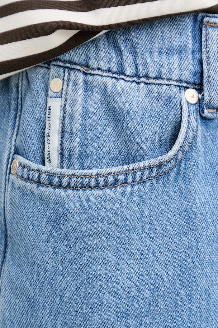 Marc O'Polo blugi straight pentru femei albastru 5000009804