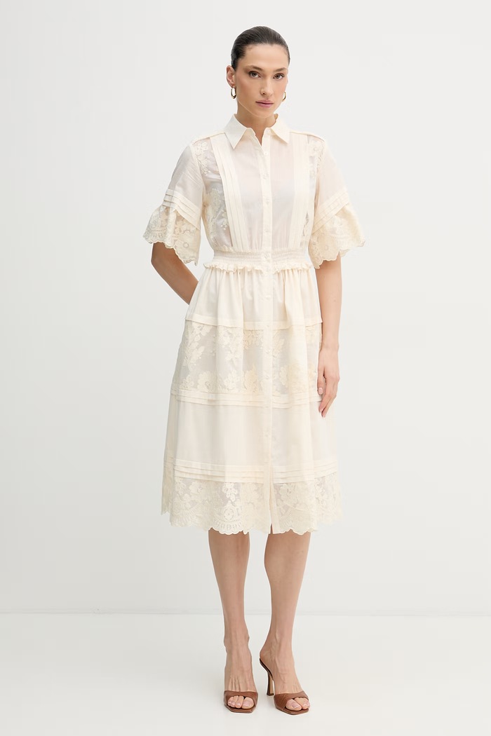 Silvian Heach Летнее платье FISIA бежевый GPP26296VE
