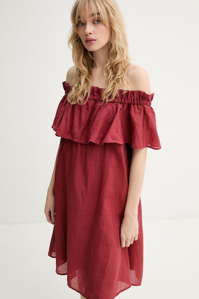Marc O'Polo rochie de vară rosu 5000014077
