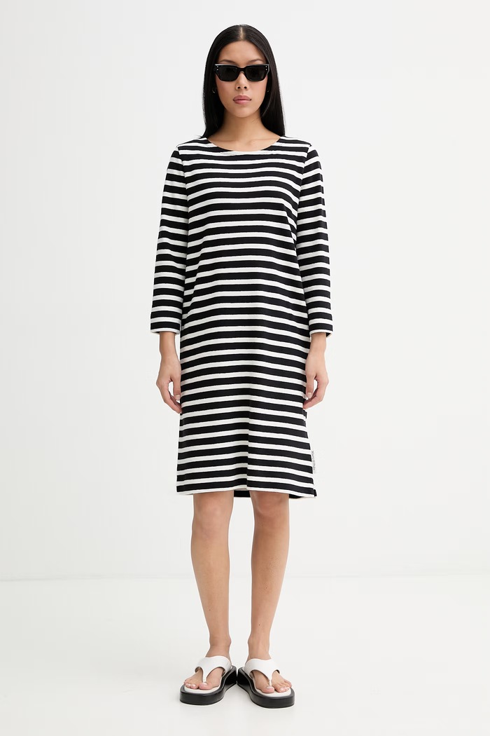Marc O'Polo rochie din bumbac 5000014189 negru ZS26