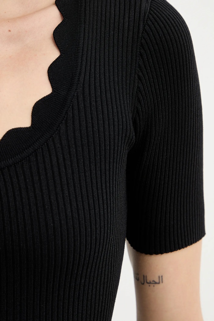 Silvian Heach t-shirt ULDRIK GPP26392MA nero
