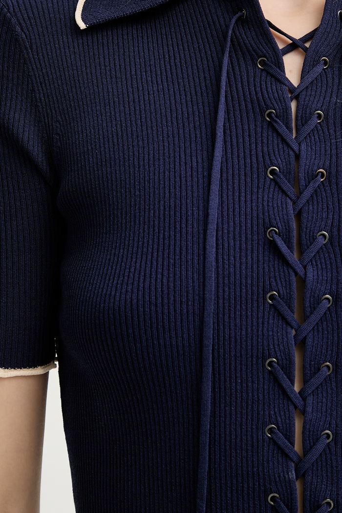 Silvian Heach bluză TALOR GPP26173MA bleumarin