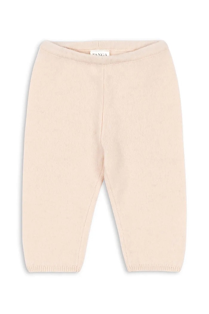 Fanga Fontana spodnie wełniane niemowlęce SAVORA DUE PANTS dzianina różowy FA100081