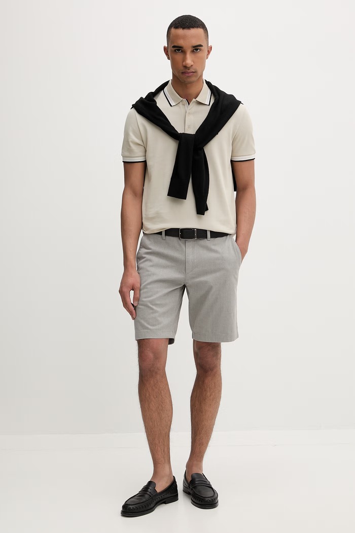 Marc O'Polo pantaloni scurți pentru bărbați, cu bumbac 5000013931 negru ZS26