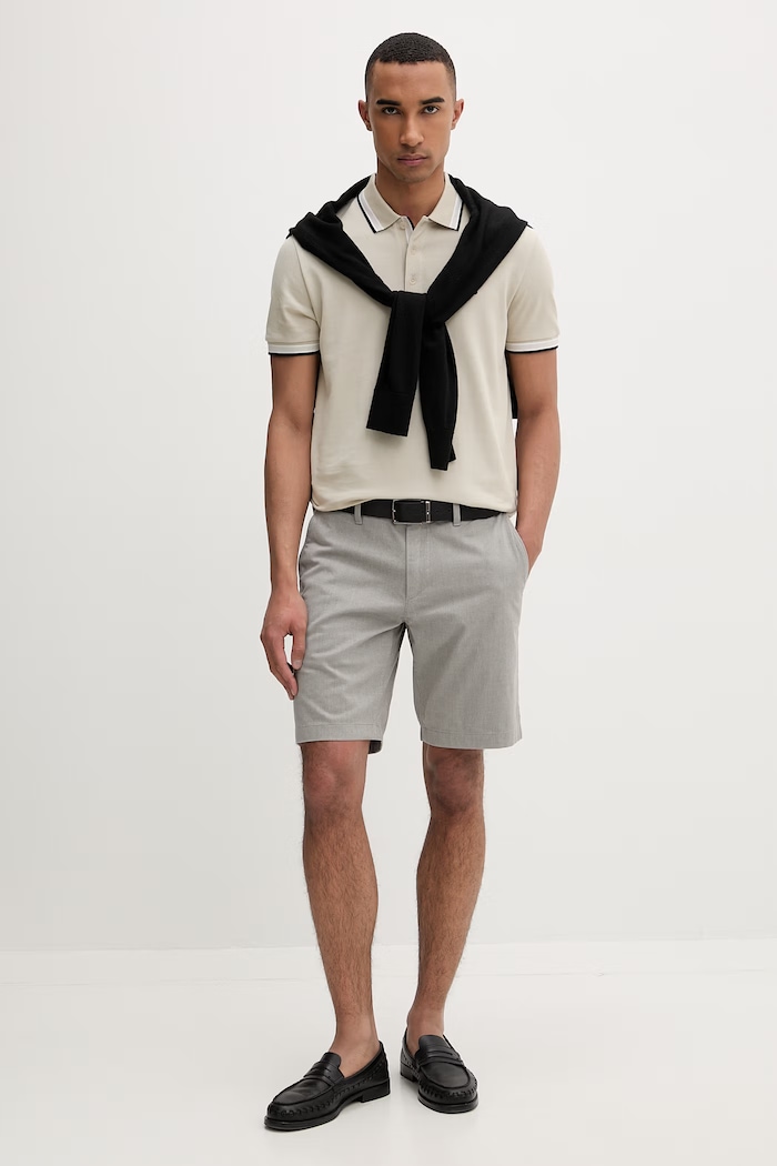Marc O'Polo pantaloni scurți pentru bărbați, cu bumbac 5000013931 negru ZS26