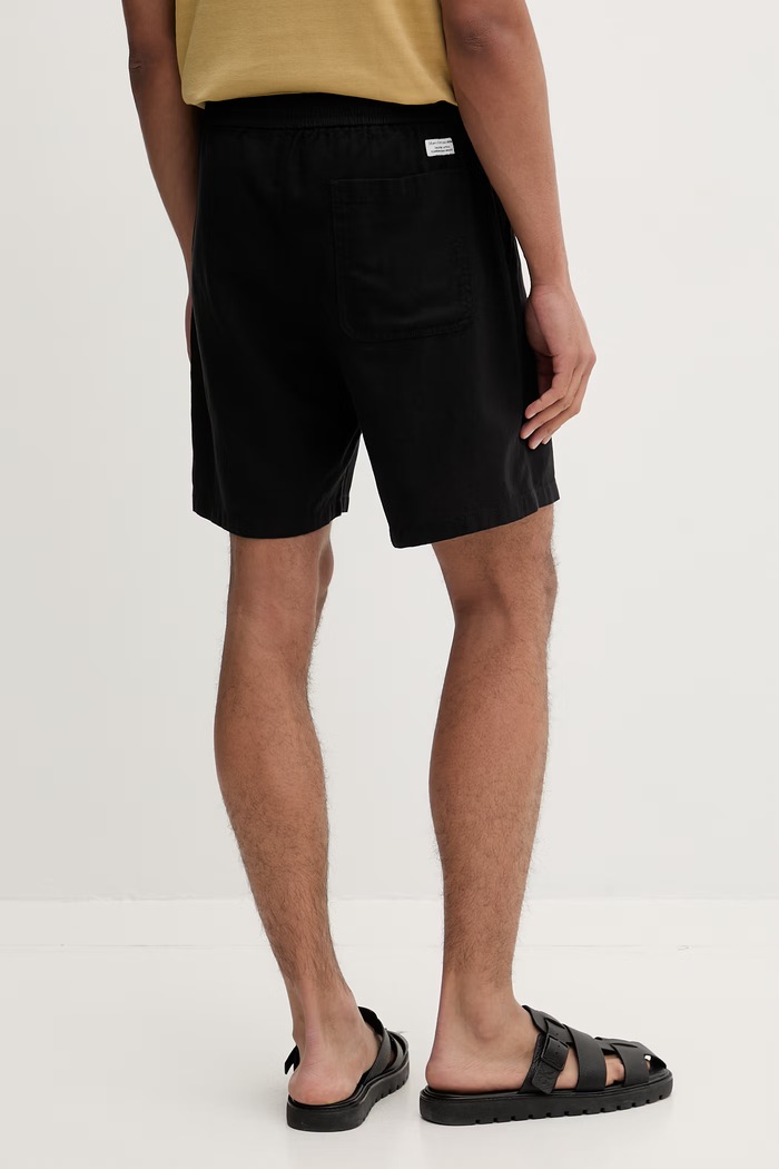 Marc O'Polo pantaloni scurți pentru bărbați, cu bumbac negru 5000011273