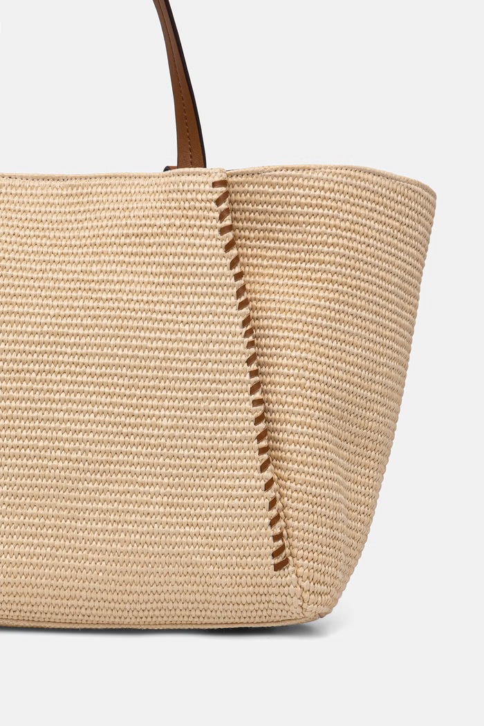 Accesorii Marc O'Polo geantă shopper pentru femei împletită 5000010830 bej