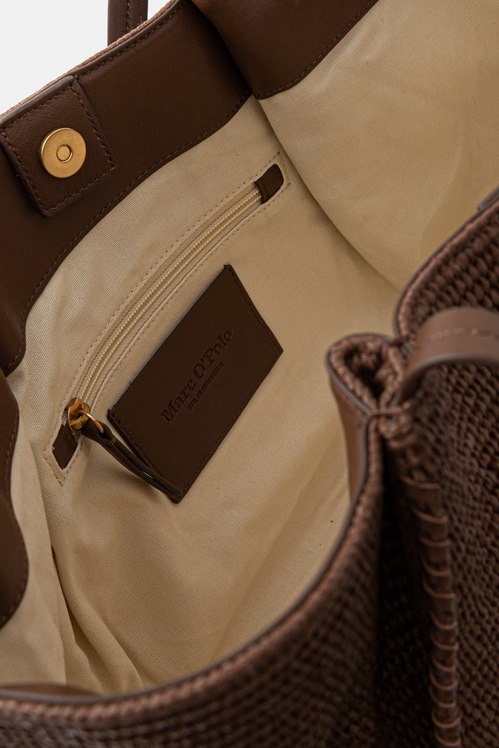 Marc O'Polo geantă shopper pentru femei împletită 5000010830 maro