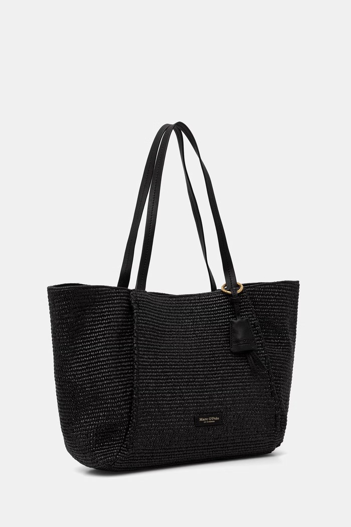 Marc O'Polo geantă shopper pentru femei împletită 5000010830 negru ZS26