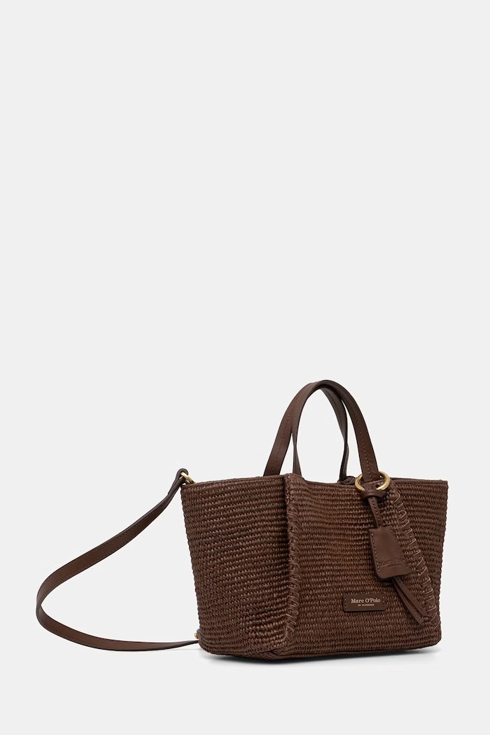 Marc O'Polo geantă crossbody pentru femei împletită 5000010832 maro ZS26