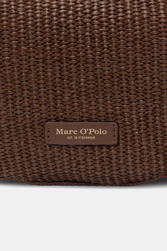 Marc O'Polo geantă croissant pentru femei împletită maro 5000010833