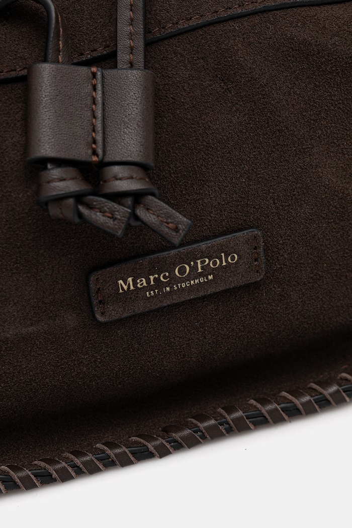 Marc O'Polo geantă crossbody pentru femei, din piele întoarsă 5000010854 maro ZS26