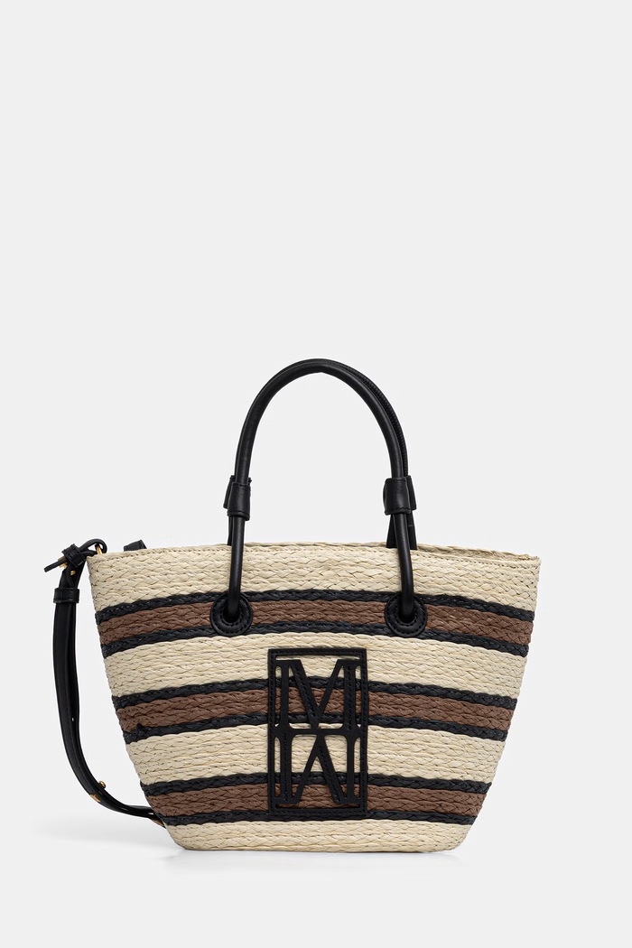 Marc O'Polo geantă crossbody pentru femei împletită bej 5000011058