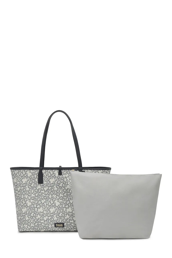 Akcesoria Tous torebka shopper damska z imitacji skóry 2002437247 szary