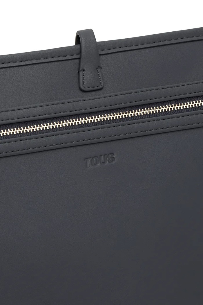 Tous torebka shopper damska z imitacji skóry szary 2002437247