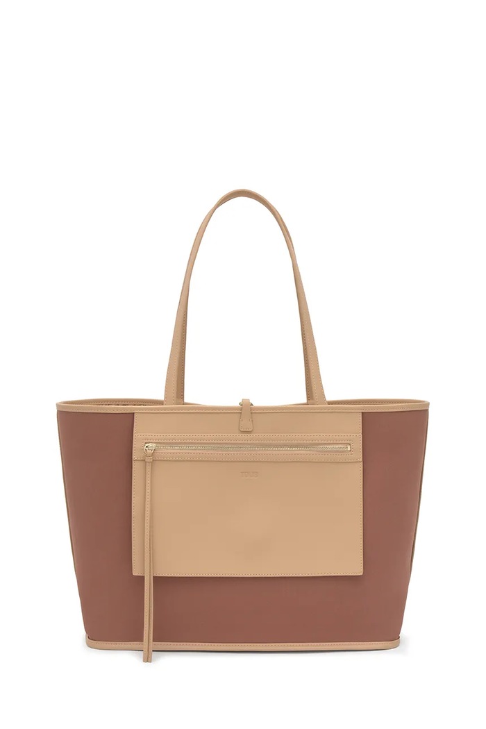 Tous torebka shopper damska 2002437201 brązowy ZS26