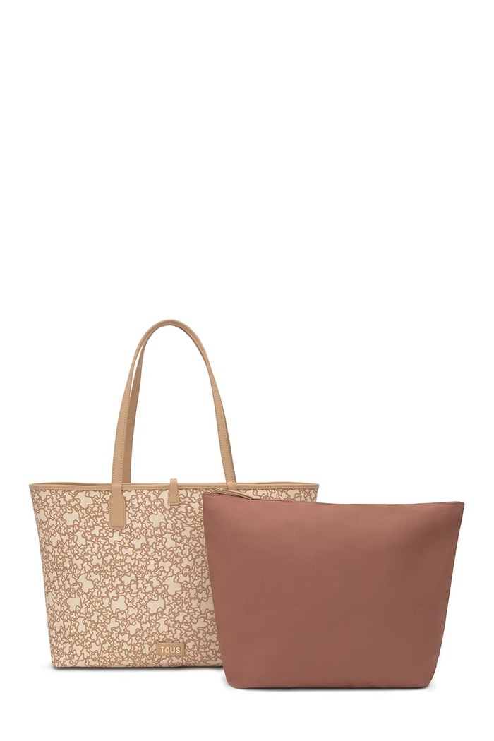 Akcesoria Tous torebka shopper damska 2002437201 brązowy