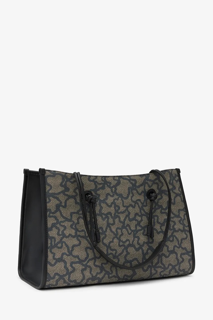 Akcesoria Tous torebka shopper damska z imitacji skóry 2002436944 brązowy
