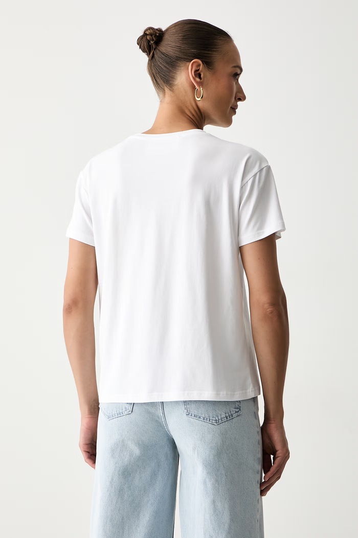 Odzież Silvian Heach T-shirt damski SANTIS GPP26552TS biały