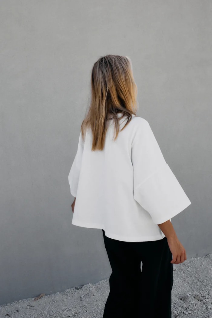 Muuv. basic tričko dámske bavlnené KOAI longsleeve.KOAI