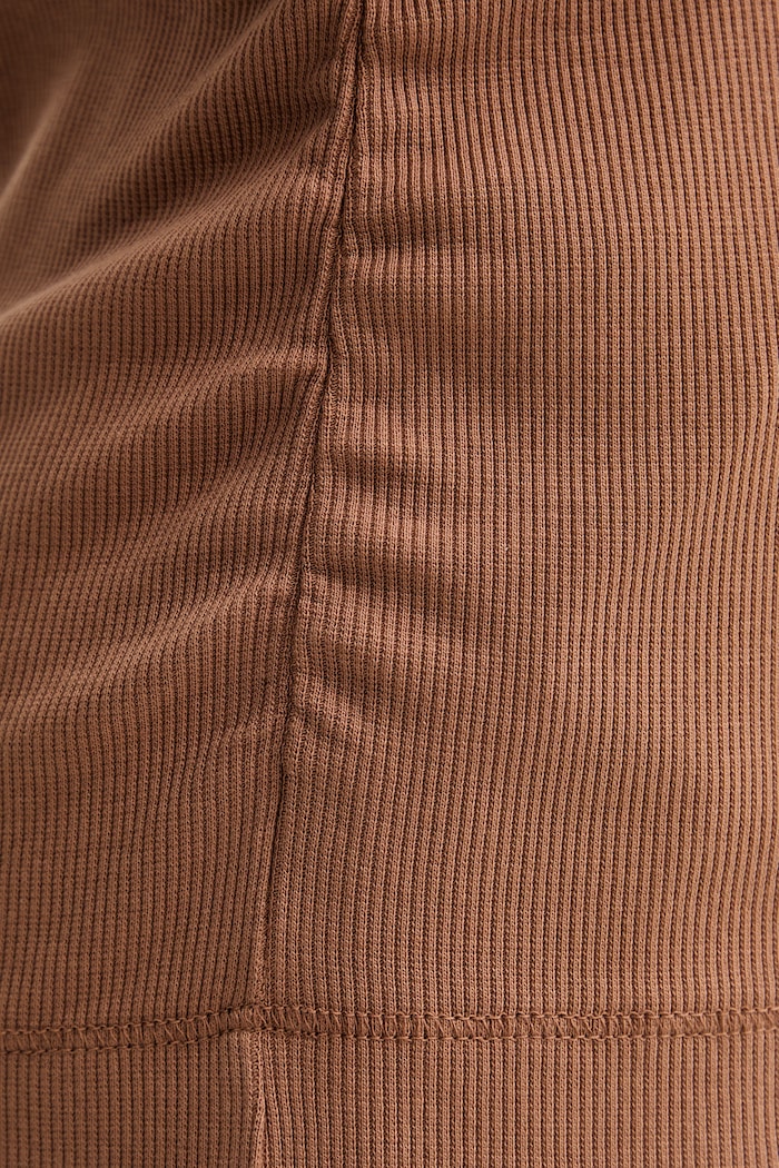 Marc O'Polo top pentru femei, din bumbac cu elastan 5000014121 maro