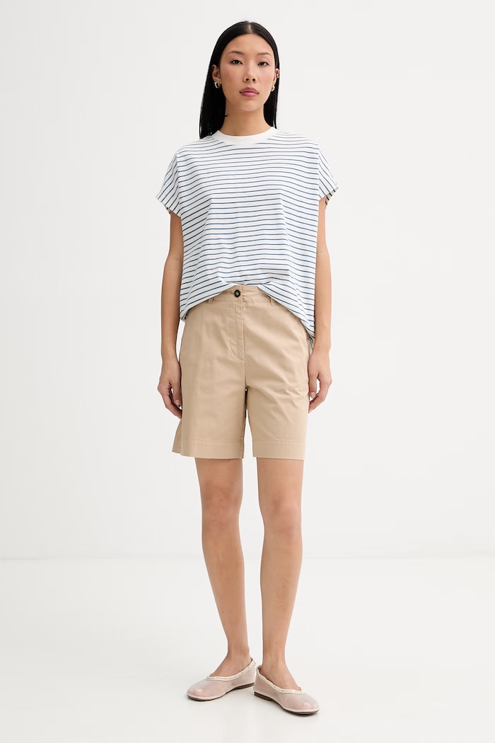 Marc O'Polo t-shirt γυναικείο βαμβακερό 5000009996 λευκό ZS26