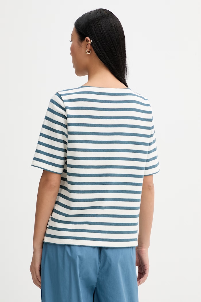 Îmbrăcăminte Marc O'Polo tricou pentru femei, din bumbac 5000014188 turcoaz