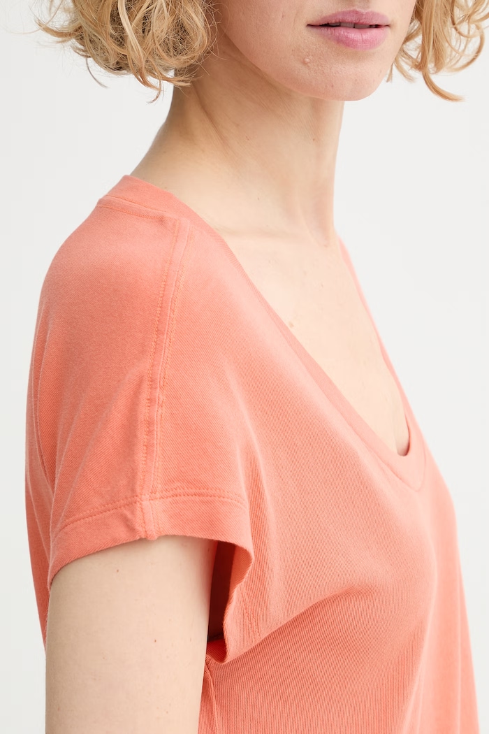 Marc O'Polo tricou pentru femei, din bumbac 5000014191 portocaliu