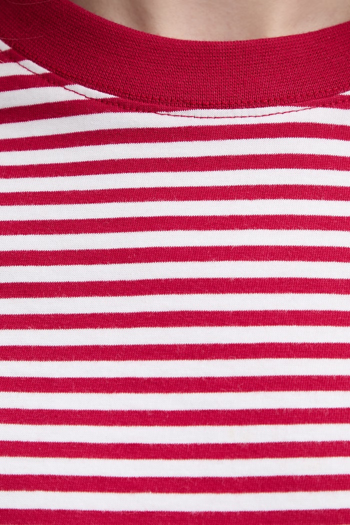 Marc O'Polo t-shirt γυναικείο βαμβακερό 5000010012 μπορντό