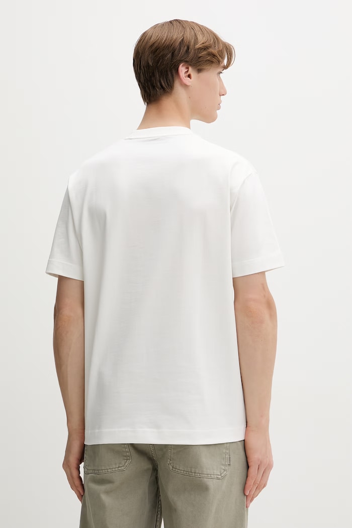 Îmbrăcăminte Marc O'Polo tricou pentru bărbați, din bumbac 5000013971 bej