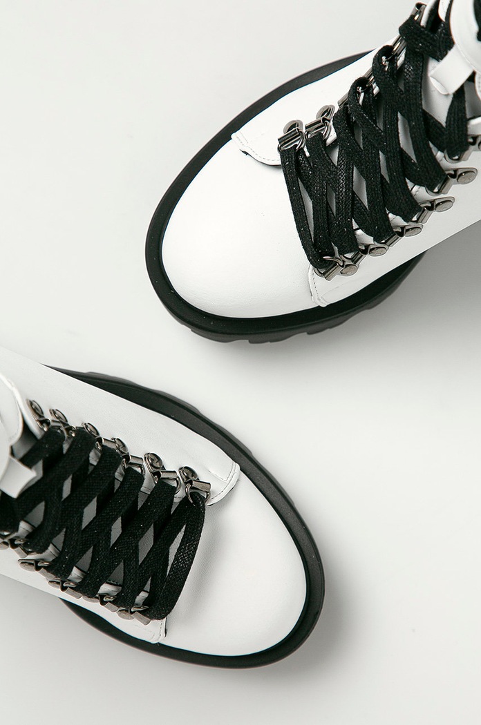 Altercore - Botine Enid Vegan Enid.Vegan alb