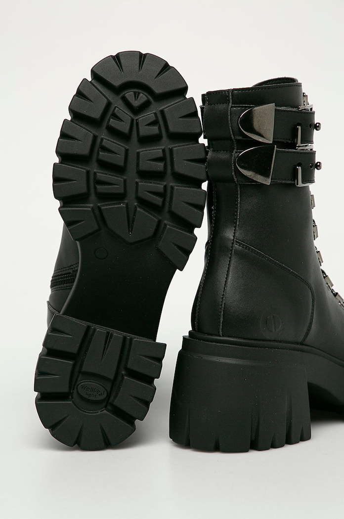 Altercore - Bocanci Chloe II Vegan negru Chloe.II.Vegan