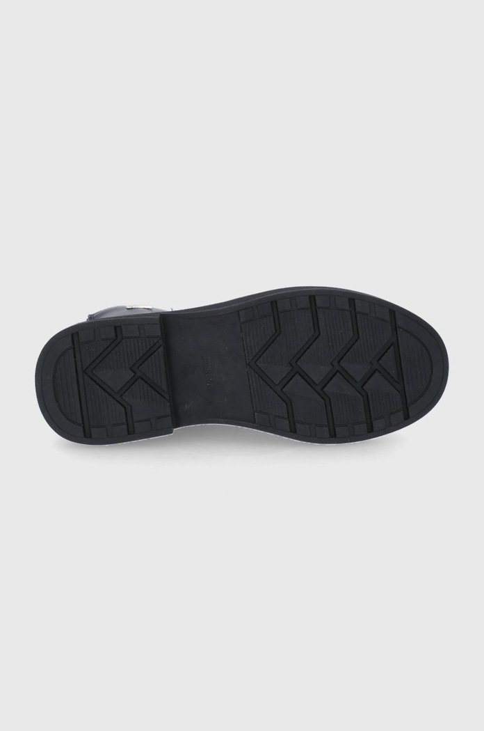 Kožené členkové topánky GOE II2N4014.BLACK čierna