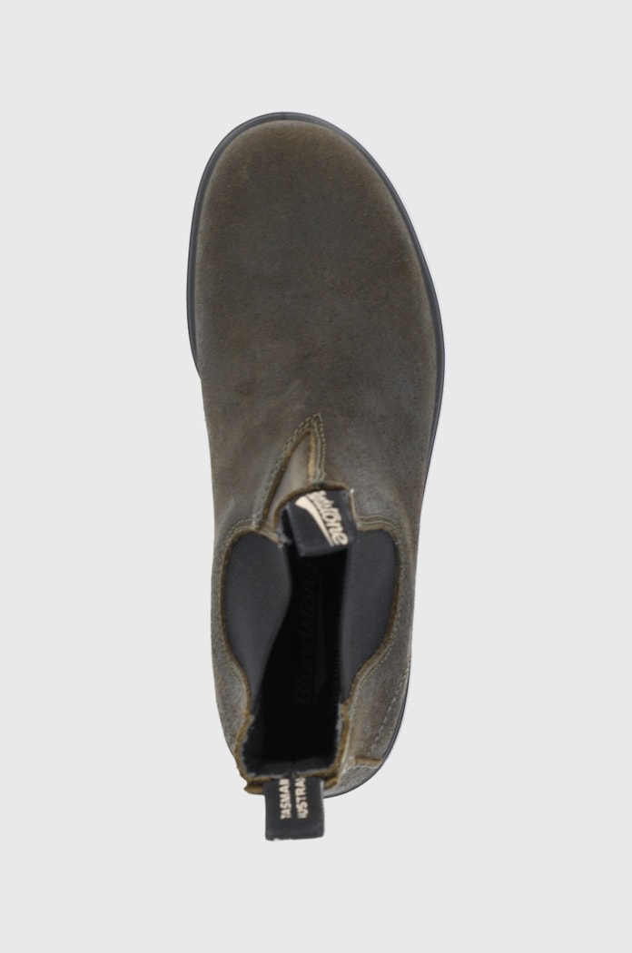 Kožené topánky Chelsea Blundstone 1615 zelená 1615.Dark.Olive