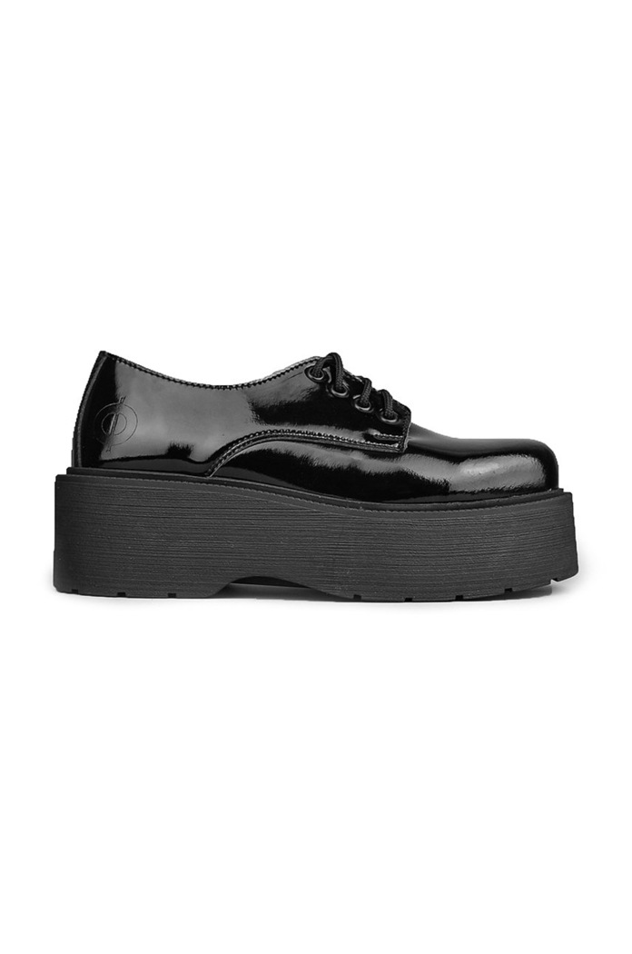 Altercore półbuty Spell Vegan platforma czarny SPELL.VEGAN.BLK.PT