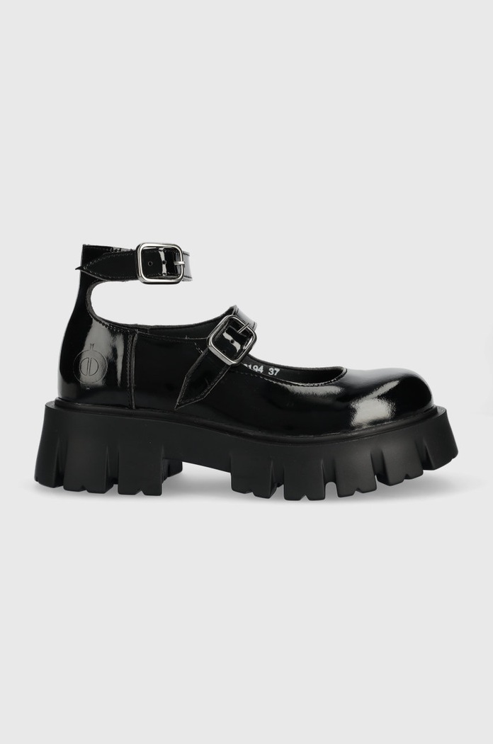 Polobotky Altercore imitace kůže černá Constance.Vegan.Black
