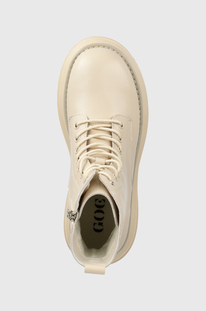 GOE workery skórzane beżowy KK2N4066.BEIGE