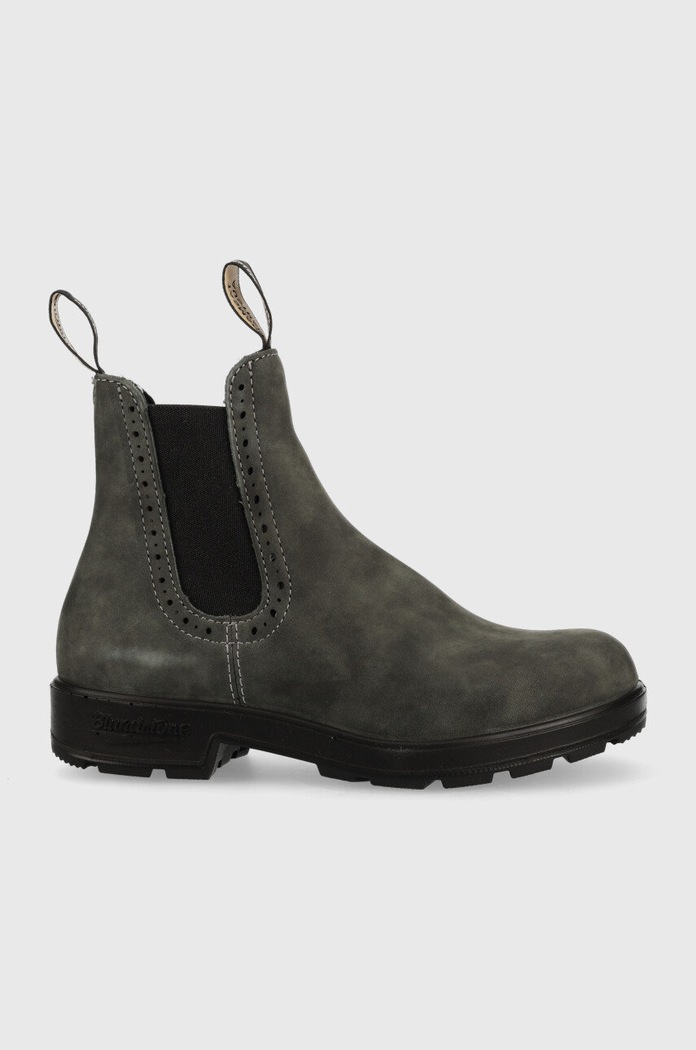 Semišové kotníkové boty Blundstone 1630 semišová kůže šedá 1630.RusticBlack